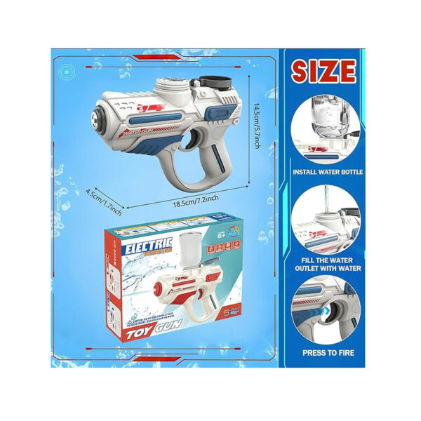 تفنگ آب پاش مدل شارژی مخزن دار WATER GUN