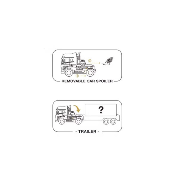 ماکت ماشین مدل تریلی KLX کد 214